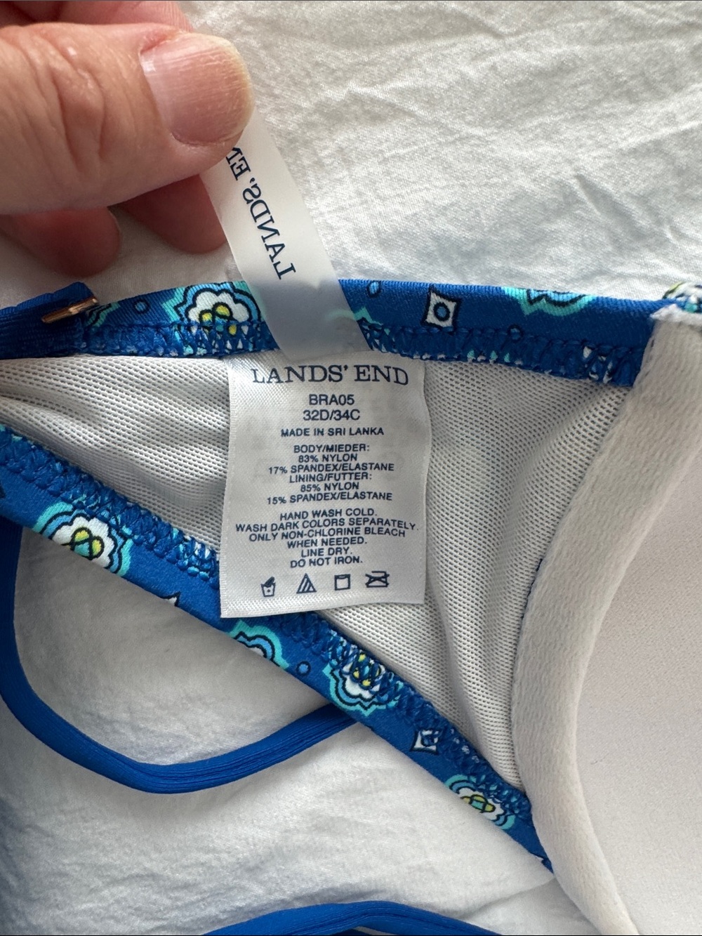 NWOT Land’s End Bikini top and bottoms - Picture 10 of 10